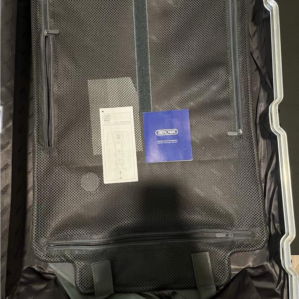 RIMOWA Metallic Gray Rolling check in Suitcase - Picture 5 of 5
